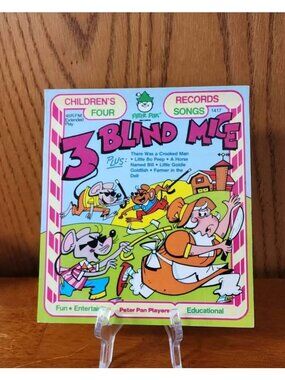 3 Blind Mice 45 Record Extended Play Peter Pan Players 1417